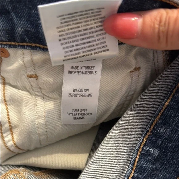 Citizens Of Humanity Beatnik Blue Denim Mini Skirt size 30 - Picture 8 of 9